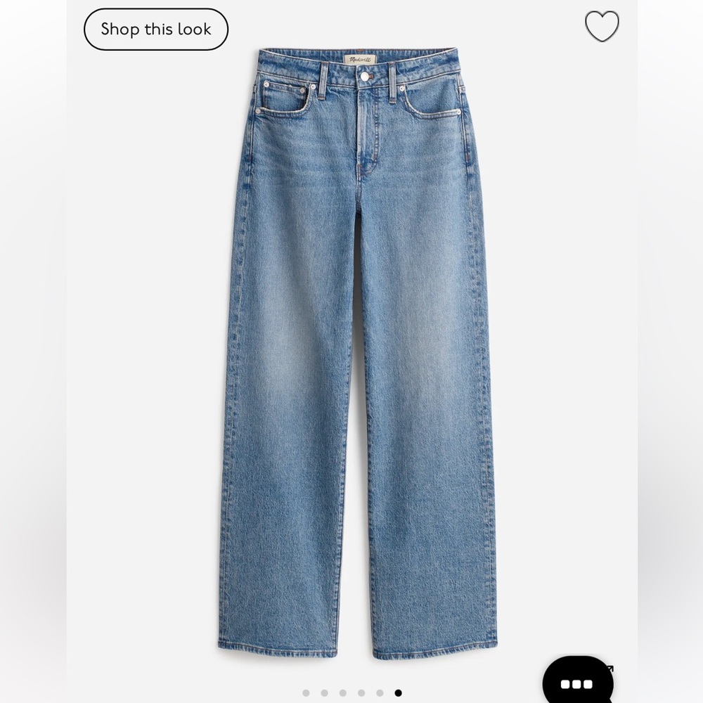 Madewell Curvy Perfect Vintage Wide Leg Jean